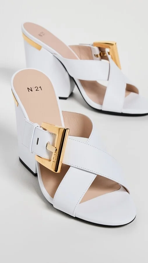 No. 21 Buckle Mules - Image 3