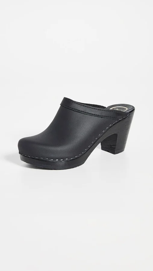 No.6 Old School High Heel Clogs - Image 2
