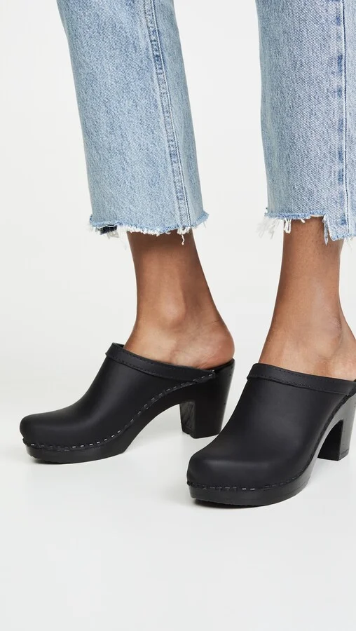No.6 Old School High Heel Clogs - Image 3