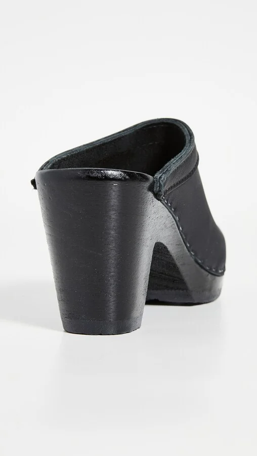 No.6 Old School High Heel Clogs - Image 4