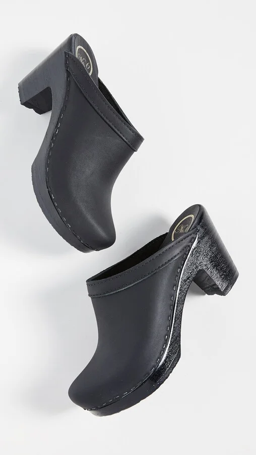 No.6 Old School High Heel Clogs - Image 5