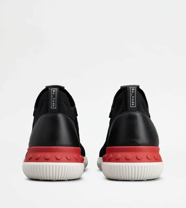 No_Code Knit in Technical Fabric and Leather - Image 3