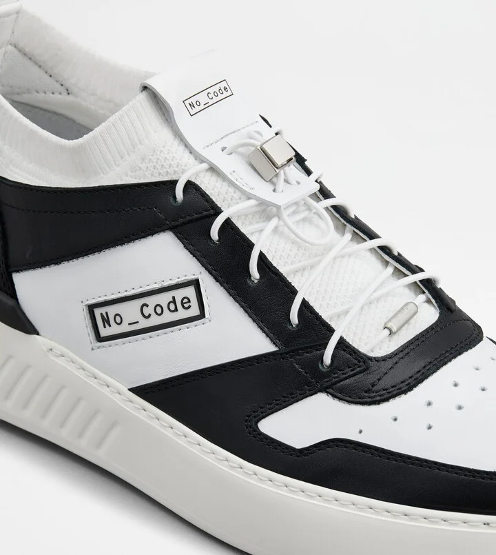 No_Code X-Ground in Leather and Technical Fabric - Image 5