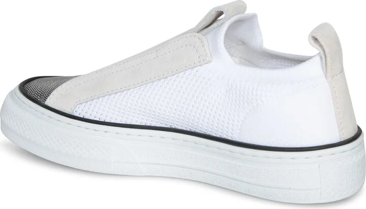 No-lace White Sneakers - Image 3