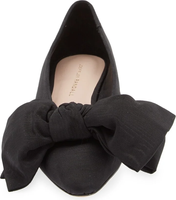 Noa Bow Pointed Toe Block Heel Pump - Image 5