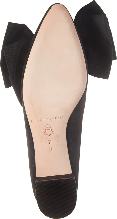 Noa Bow Pointed Toe Block Heel Pump - Image 7