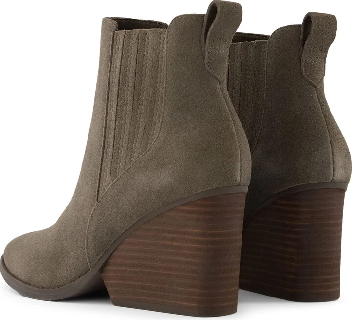 Noa Olive Suede Boot - Image 3