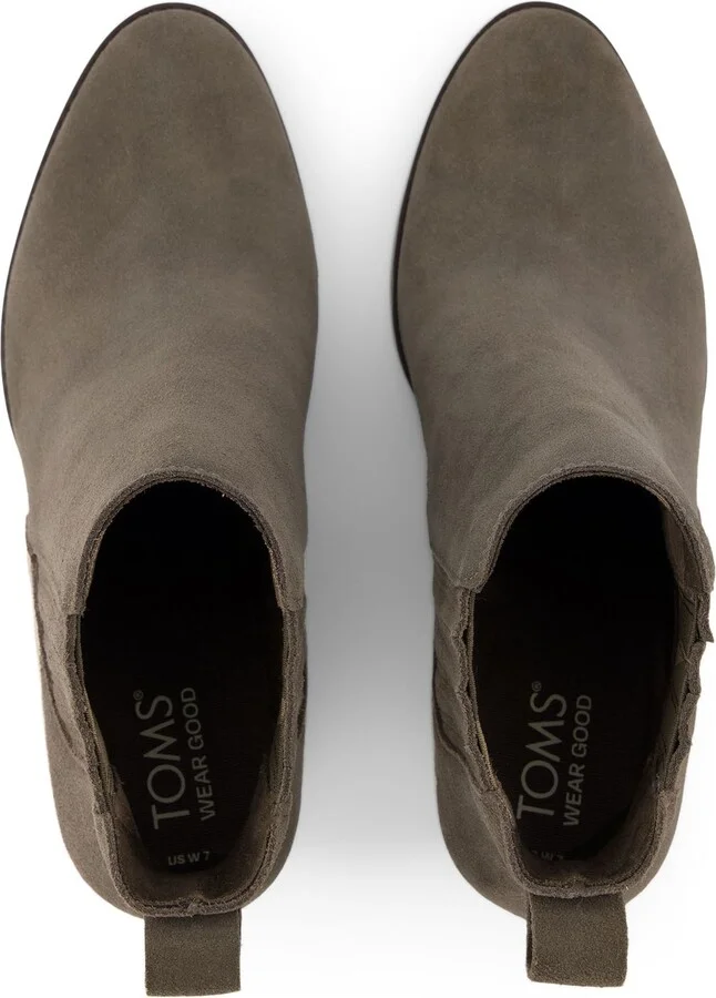 Noa Olive Suede Boot - Image 4