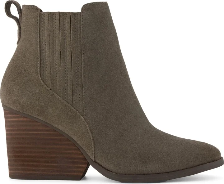 Noa Olive Suede Boot