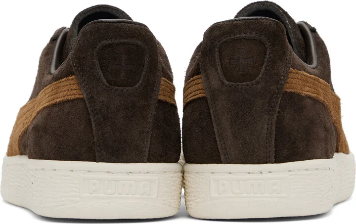 Noah Brown PUMA Edition MIJ Suede Classic Sneakers - Image 2
