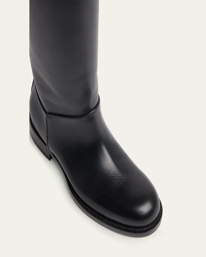 Nobilis Leather Mid Riding Boots - Image 3