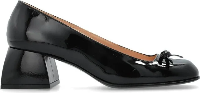 Nodaleto Bow Detail Block Heel Pumps