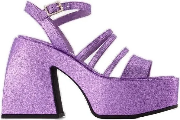 Nodaleto Bulla Chibi Glitter-Detailed Sandals