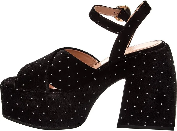 Nodaleto Bulla Joni Velvet Platform Sandal - Image 2