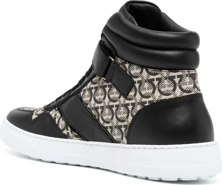 Noe' Gancini-print sneakers - Image 3