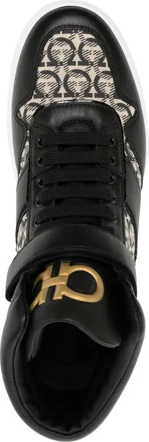 Noe' Gancini-print sneakers - Image 4