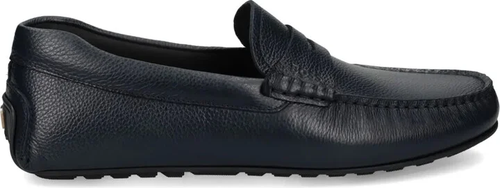 Noel grained leather mocassins