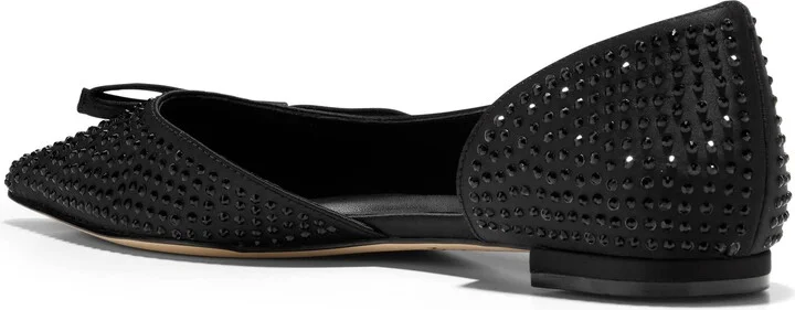 Noella Bow Satin Skimmer Flat - Image 11