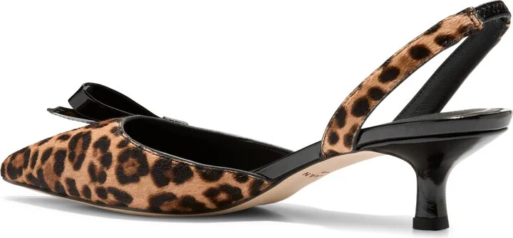 Noella Bow Slingback Pointed Toe Kitten Heel Pump - Image 2