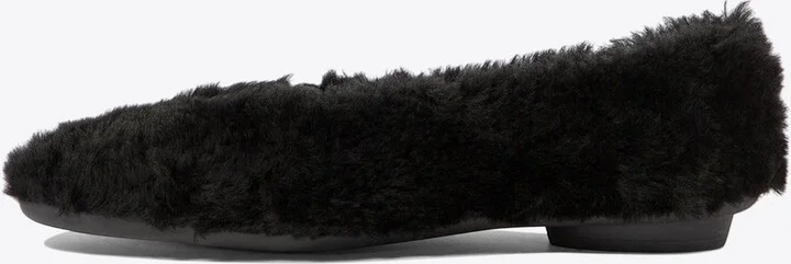 Noella Fur Shearling Ballet Flats - Image 2
