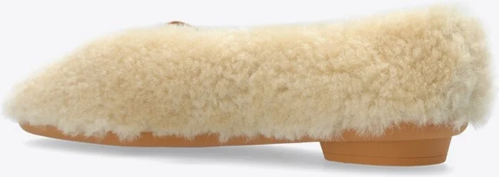 Noella Shearling Ballet Flats - Image 2