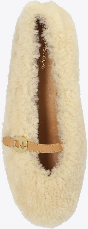 Noella Shearling Ballet Flats - Image 3