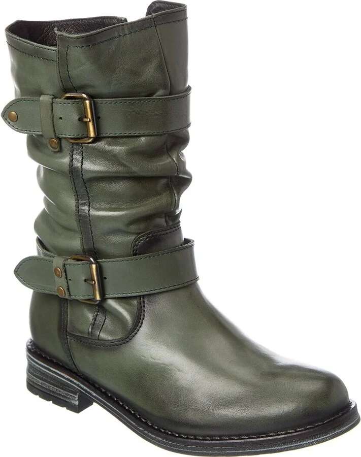 Noelle Short Leather Boot
