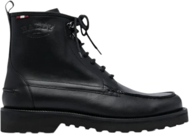 Nokor 6239793 Men's Black Moc Toe Leather Boots