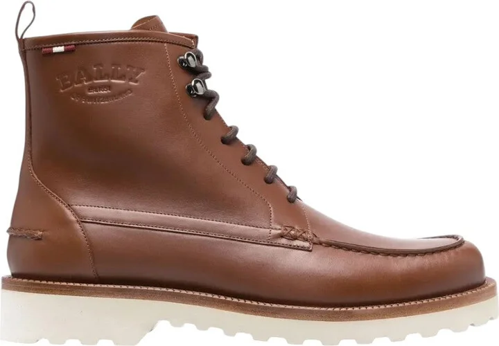 Nokor 6239794 Men's Brown Moc Toe Leather Boots