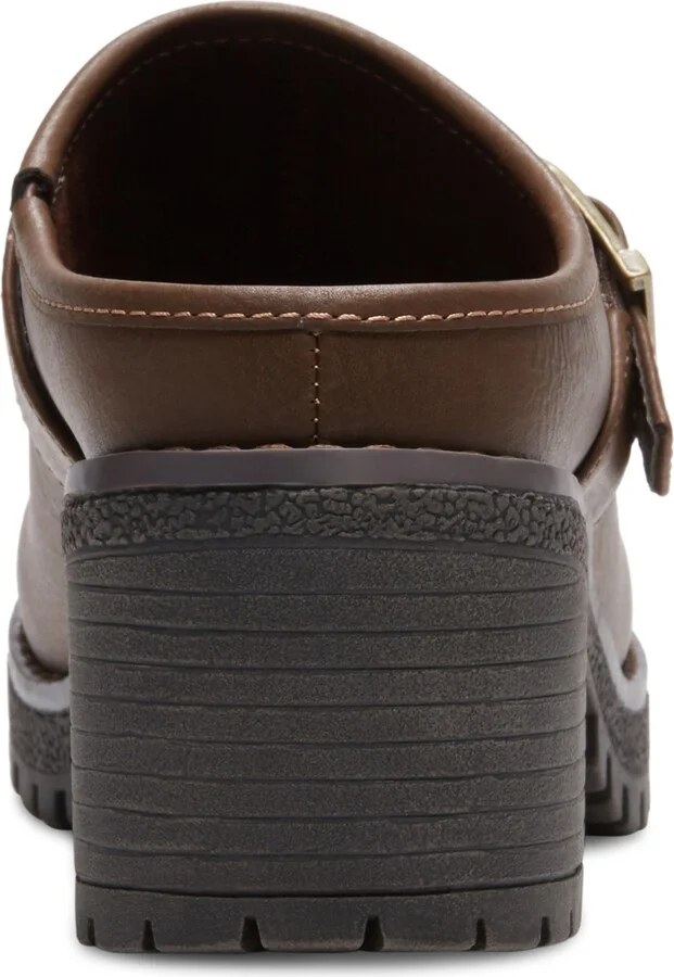 Nola Block Heel Lug Sole Clog - Image 2