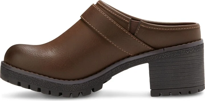 Nola Block Heel Lug Sole Clog - Image 9