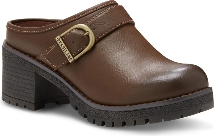 Nola Block Heel Lug Sole Clog