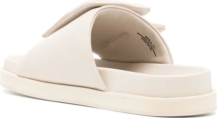 Nola buckle-strap leather sandals - Image 3