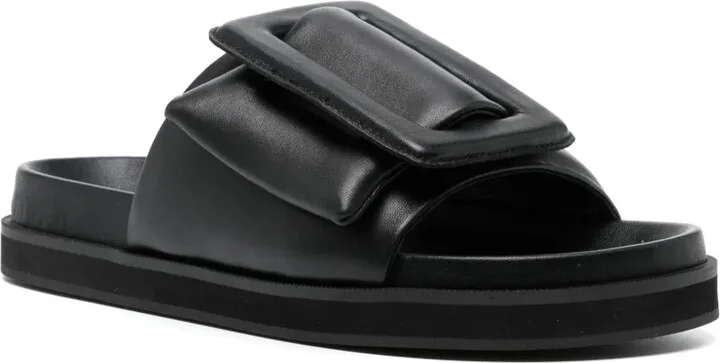 Nola buckle-strap leather sandals - Image 2