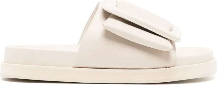 Nola buckle-strap leather sandals
