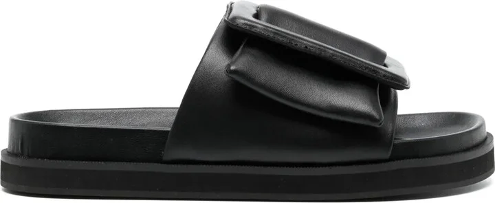 Nola buckle-strap leather sandals