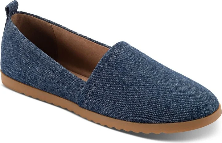 Nolaa Womens Faux Suede Slip-On Loafers