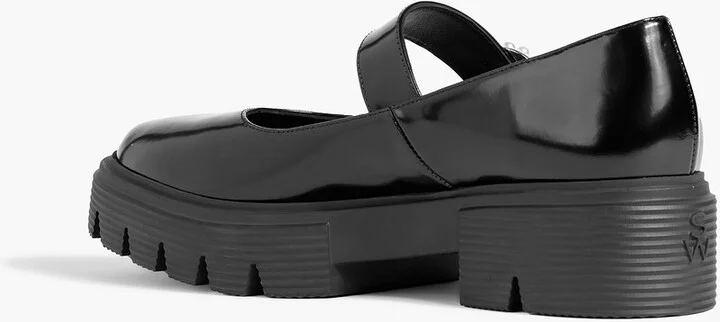Nolita embellished leather platform loafers - Image 3