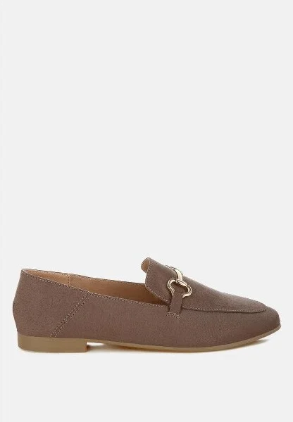 Noltas Horsebit Embellished Flat Loafers Women