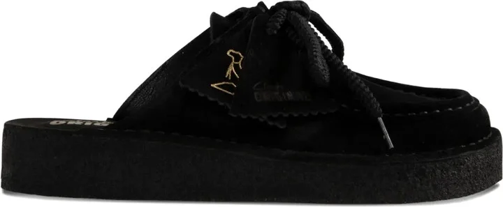 Nomad suede slip-on mules