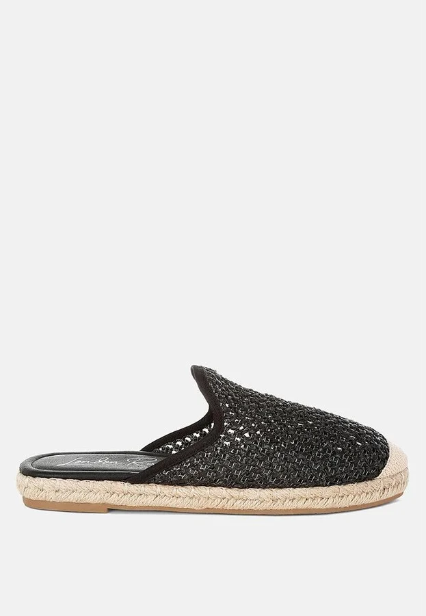 Nongai Raffia Espadrilles Mules - Image 2