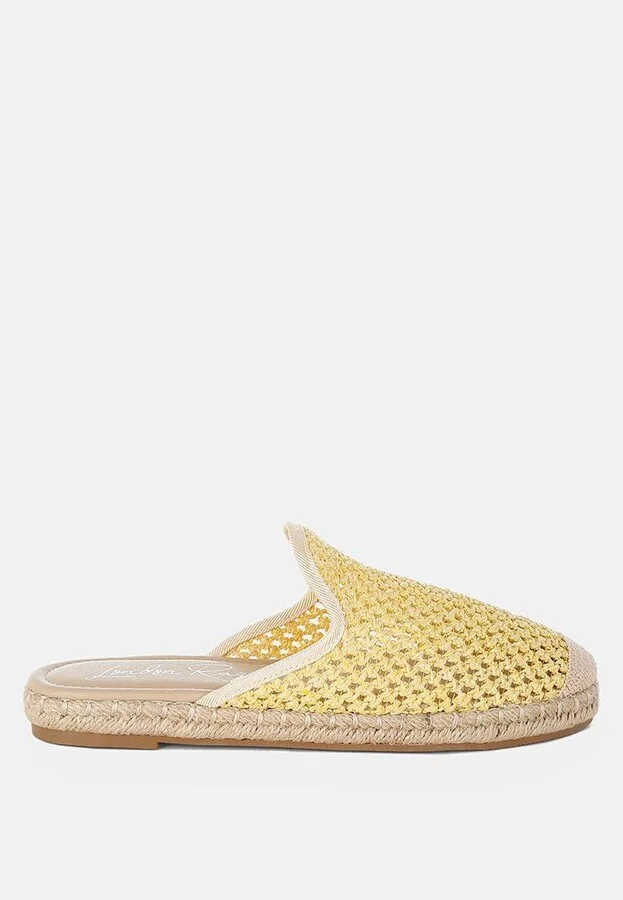Nongai Raffia Espadrilles Mules - Image 4