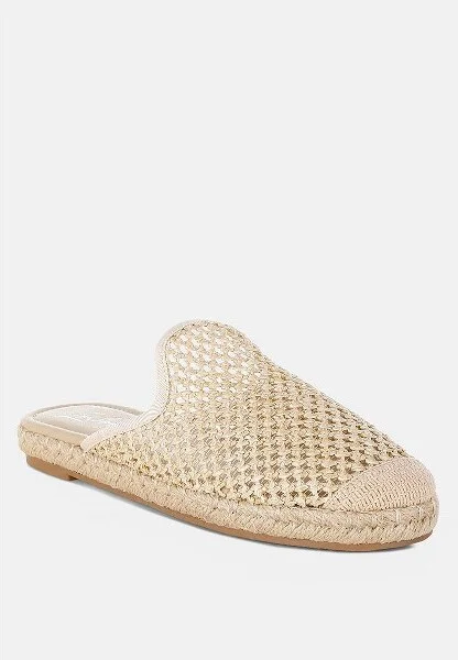 Nongai Raffia Espadrilles Mules Women - Image 3