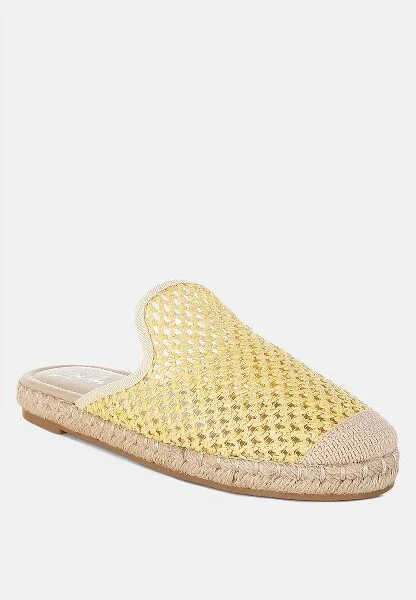 Nongai Raffia Espadrilles Mules Women - Image 4