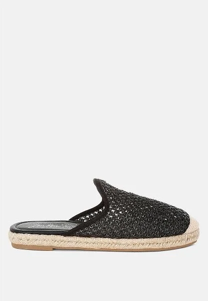 Nongai Raffia Espadrilles Mules Women