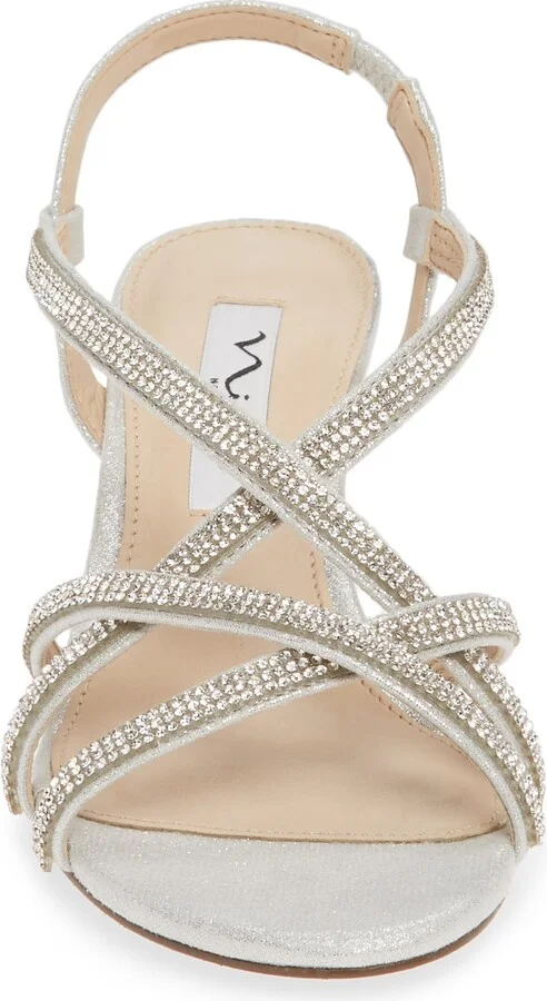 Noni Crystal Embellished Slingback Sandal - Image 4