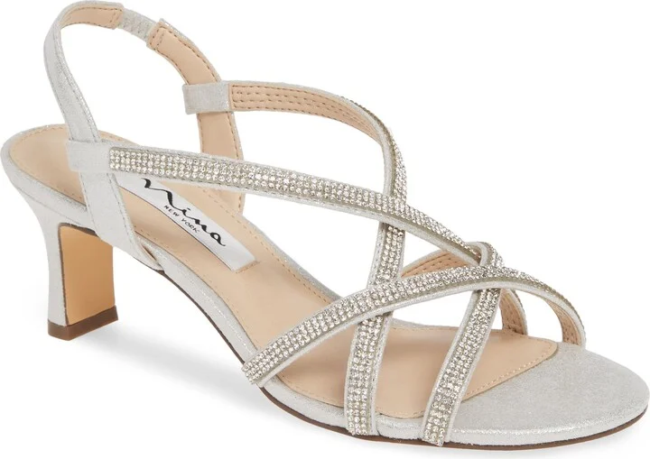 Noni Crystal Embellished Slingback Sandal