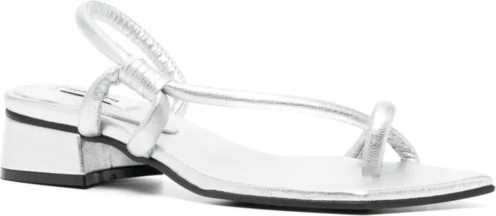 Noodle 40mm leather sandals - Image 2