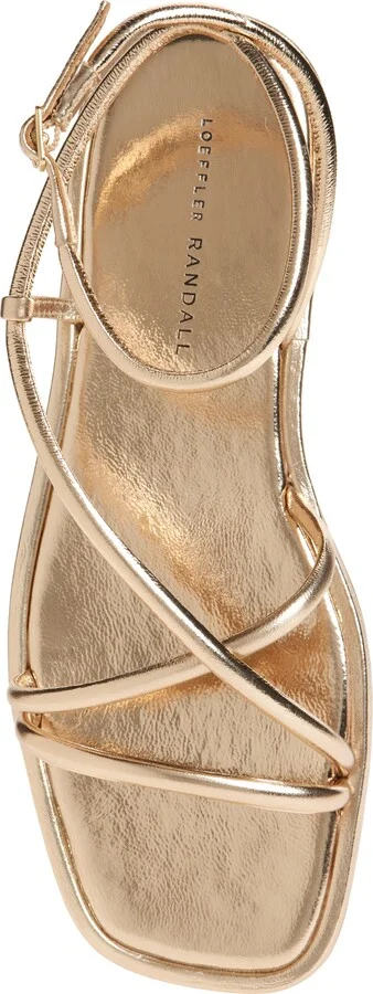 Noor Ankle Strap Metallic Sandal - Image 5