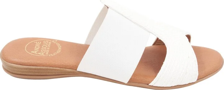 Noor Raffia Slide Sandal - Image 3